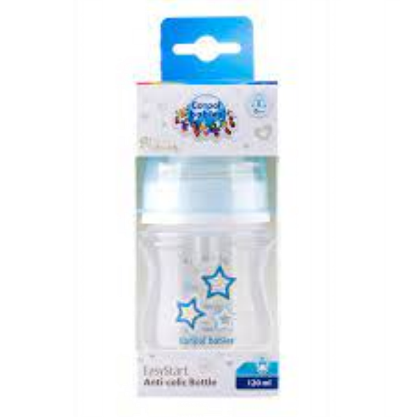 Канпол FOR KIDS Canpol anti-colic bottle `Blue Star` 120ml #4137